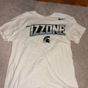 Nike White Logo Cotton Tee